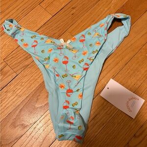 Dippin' Daisy's Aqua Swimsuit with Fruit Print
